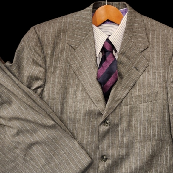 Harry Rosen Suits & Blazers Vintage Harry Rosen Mens Gray Pin